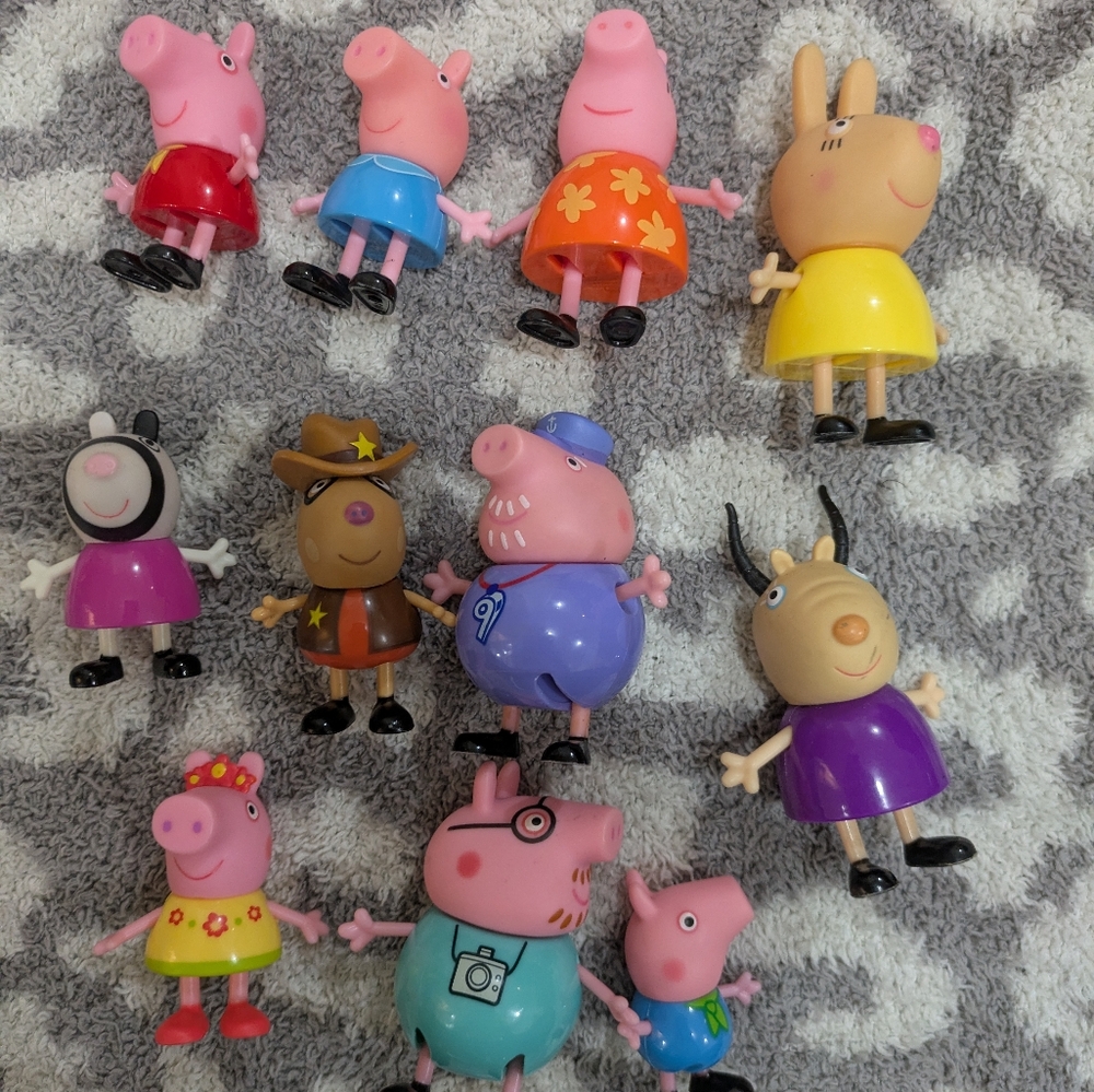 ✨3/25$ Peppa Pig Figurines Lot